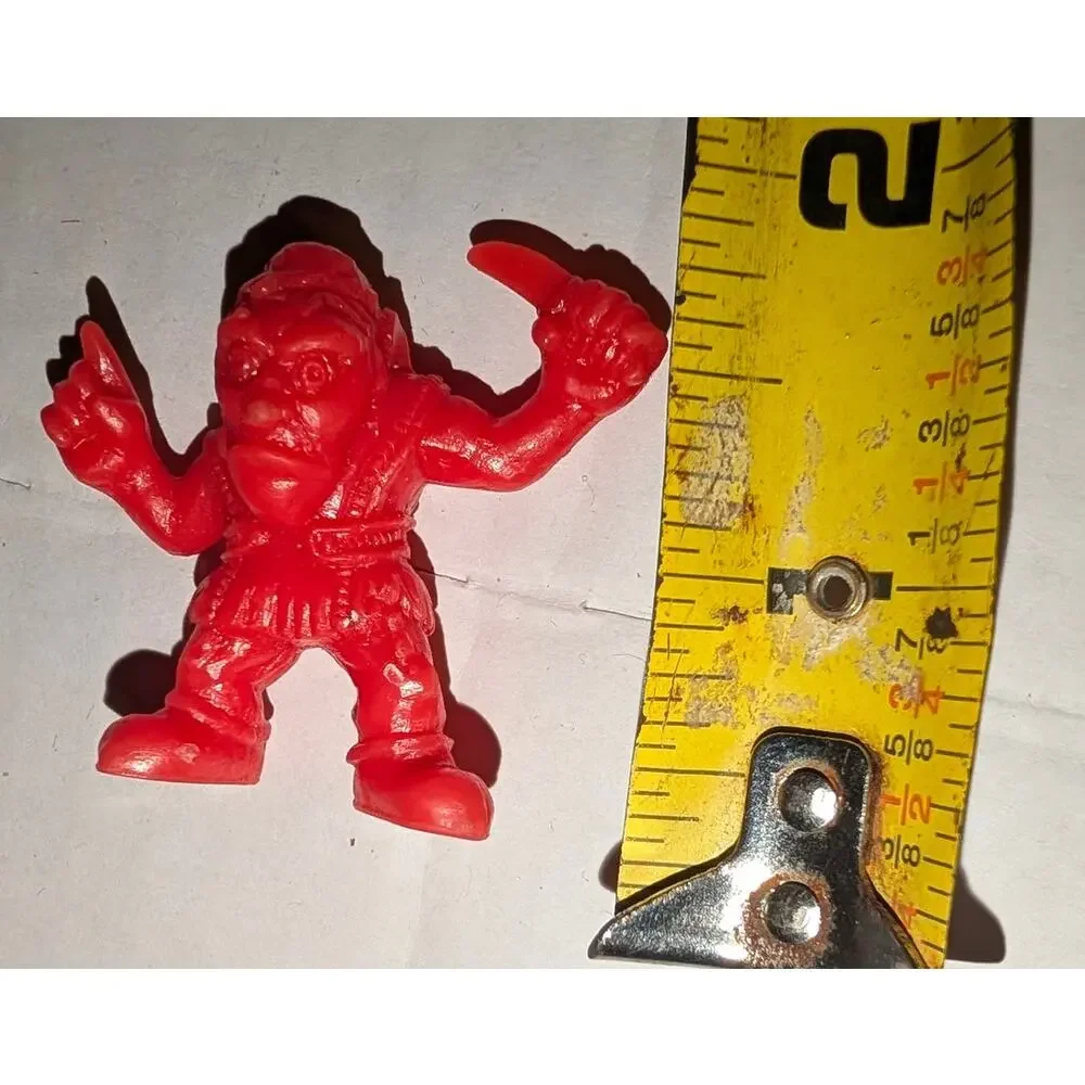 Monster In My Pocket Red Cap #25 Series 1 Matchbox Mimp Red Goblin With Knife